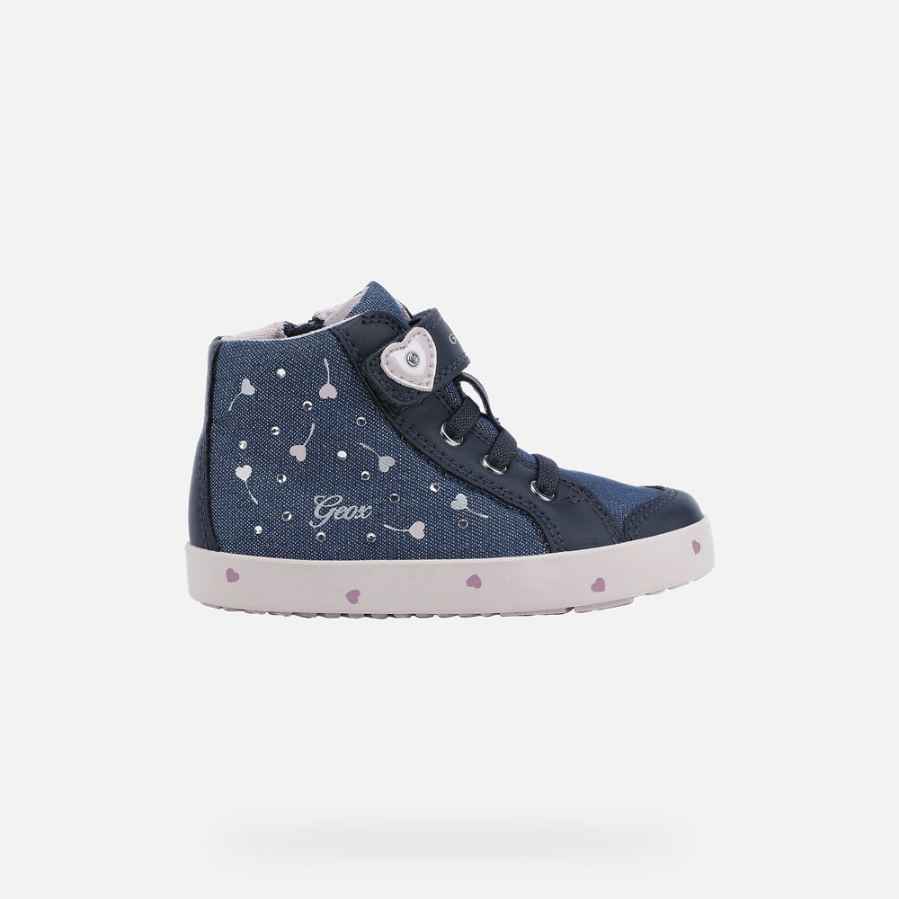 Geox Sneakers Navy/Pink Kilwi Girl - Geox Baby Shoes - WCAMRK029